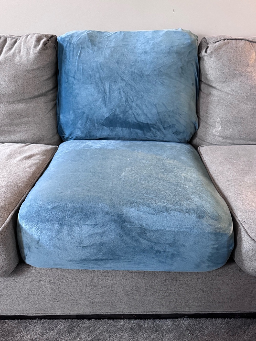 10 Teal Velvet-like Cushion Covers